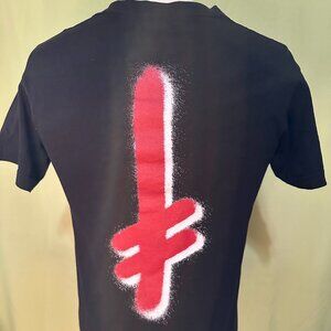 Deathwish Arch Logo Skate Skateboard Men's Black T Shirt Size Small